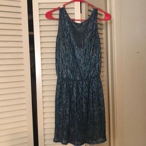 Love teal shimmer dress